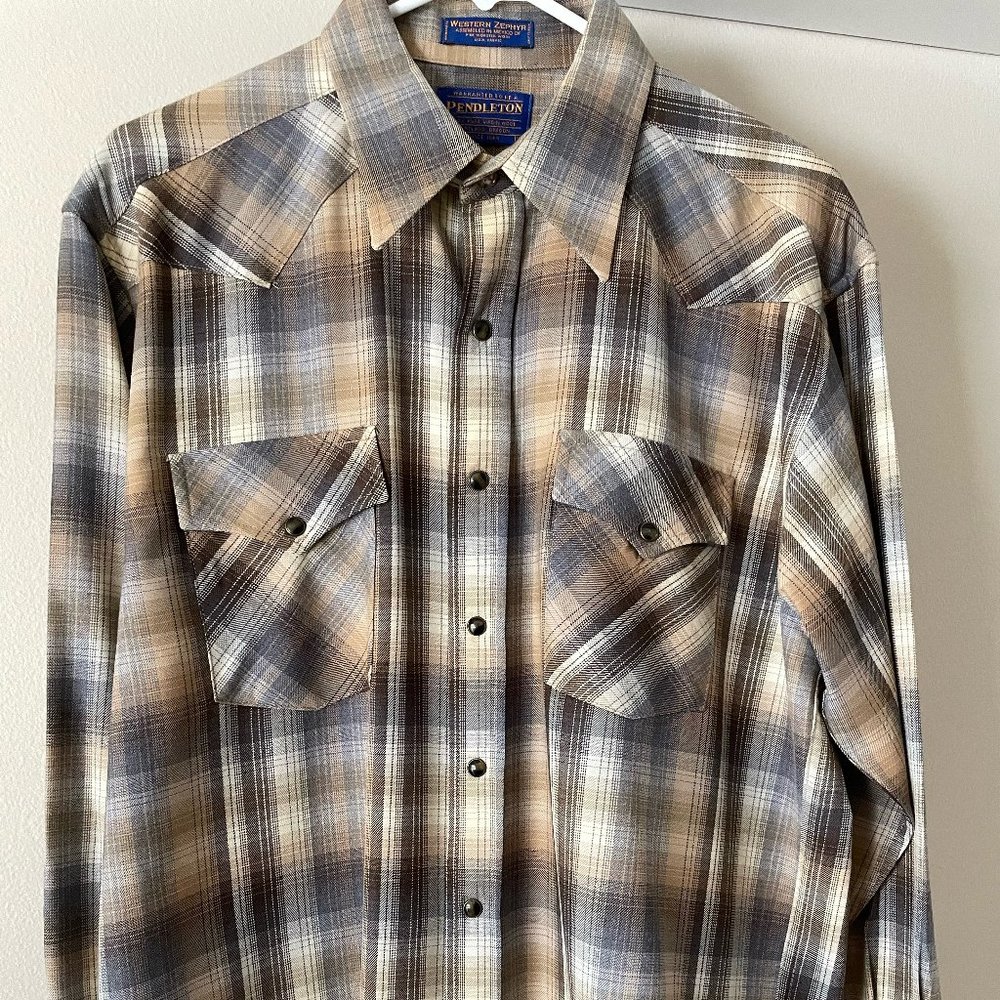 Men's Pendleton Wool Plaid Button Down